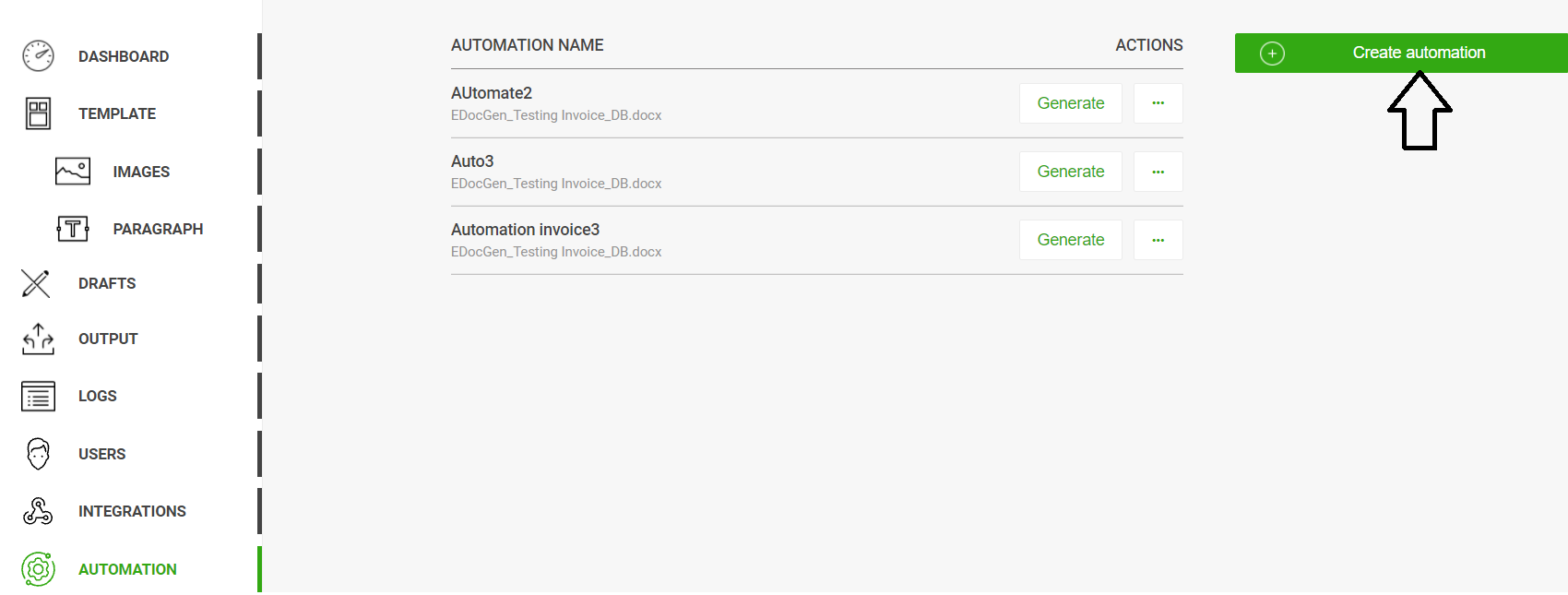 SQL Document Automation