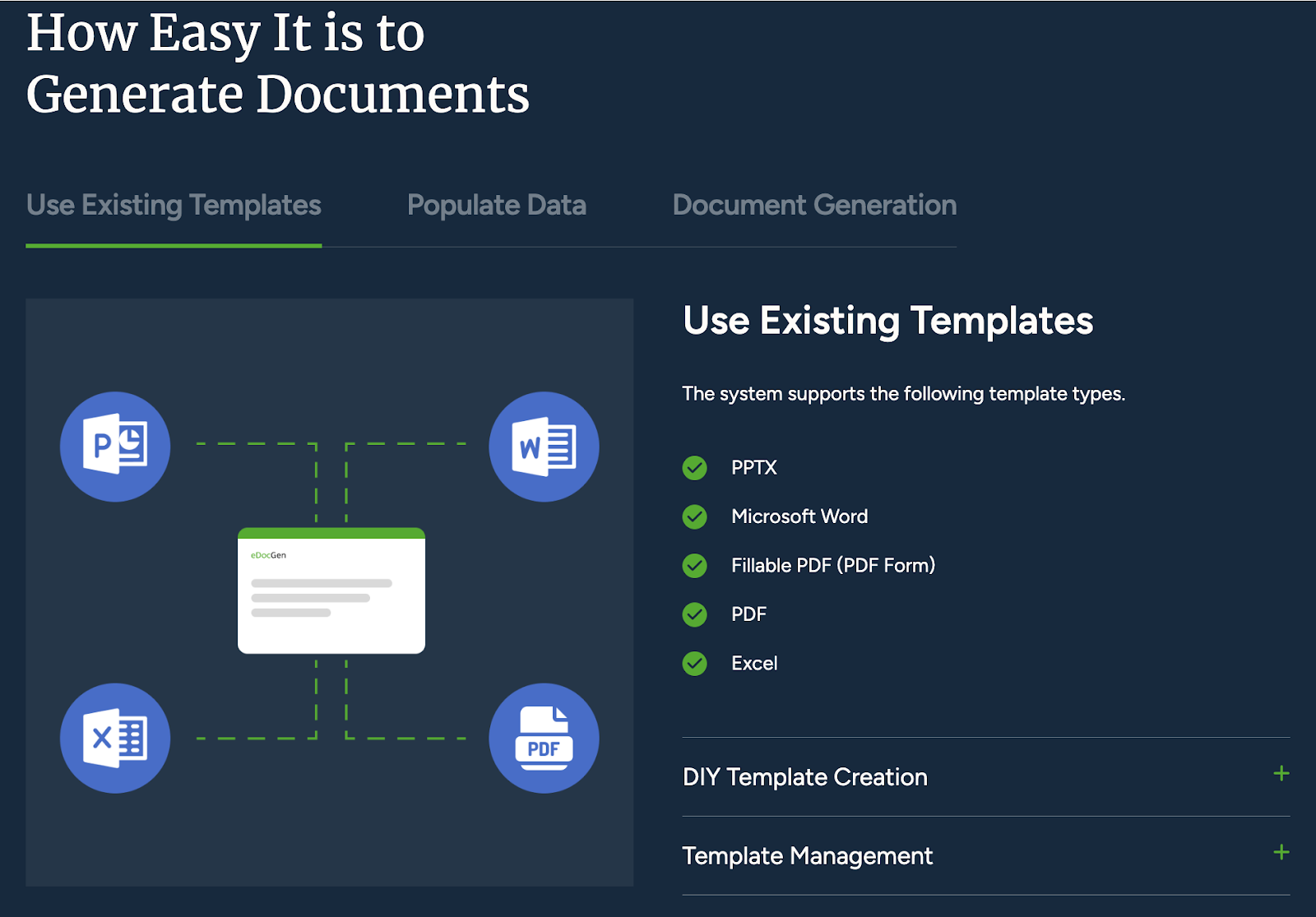 EDocGen doucment creation software
