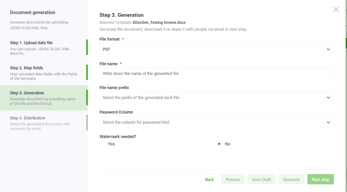 SQL PDF generation