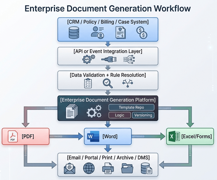 high volume document generation